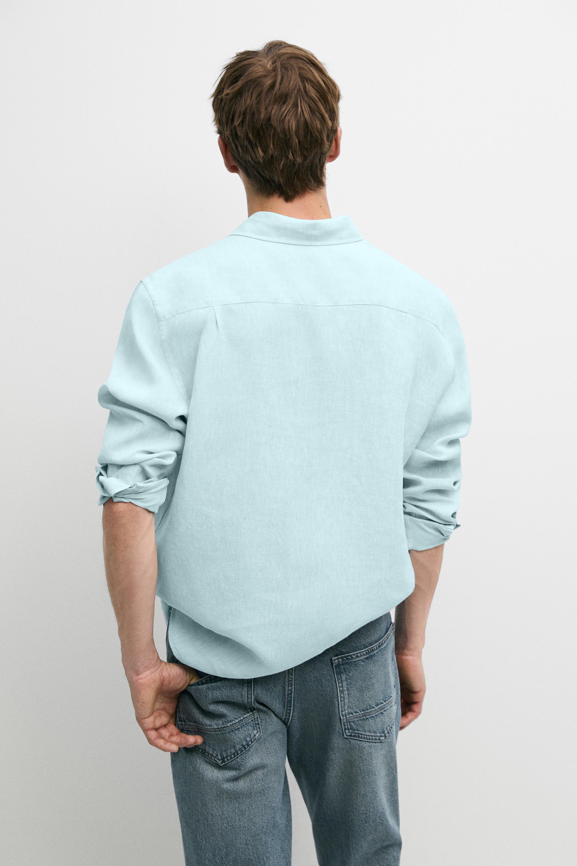 Chemise regular fit 100 % lin